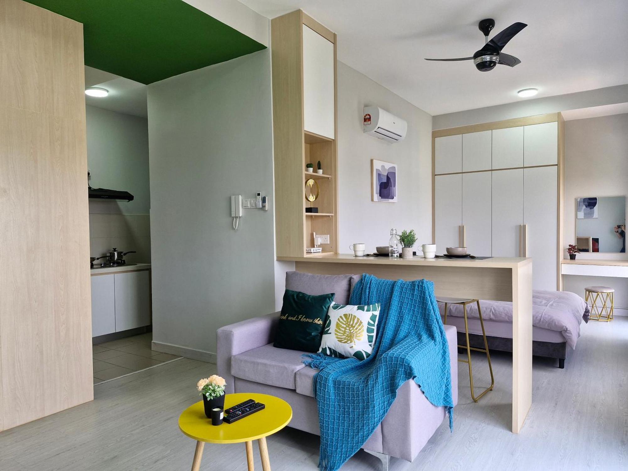 Taman Equine Comfy Studio#Greenery View#4 Pax#Aeon Mall Сери-Кембанган Экстерьер фото