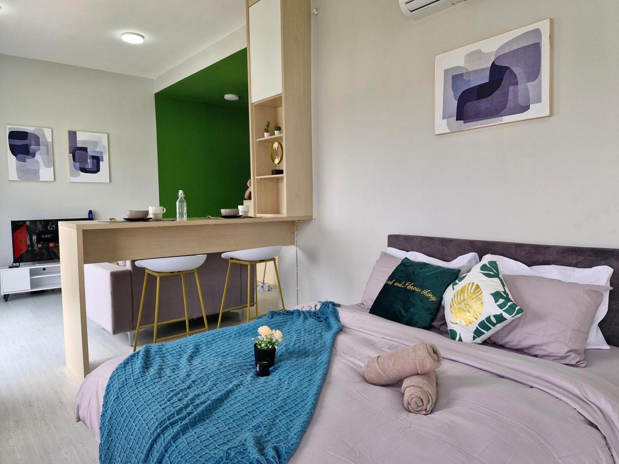 Taman Equine Comfy Studio#Greenery View#4 Pax#Aeon Mall Сери-Кембанган Экстерьер фото