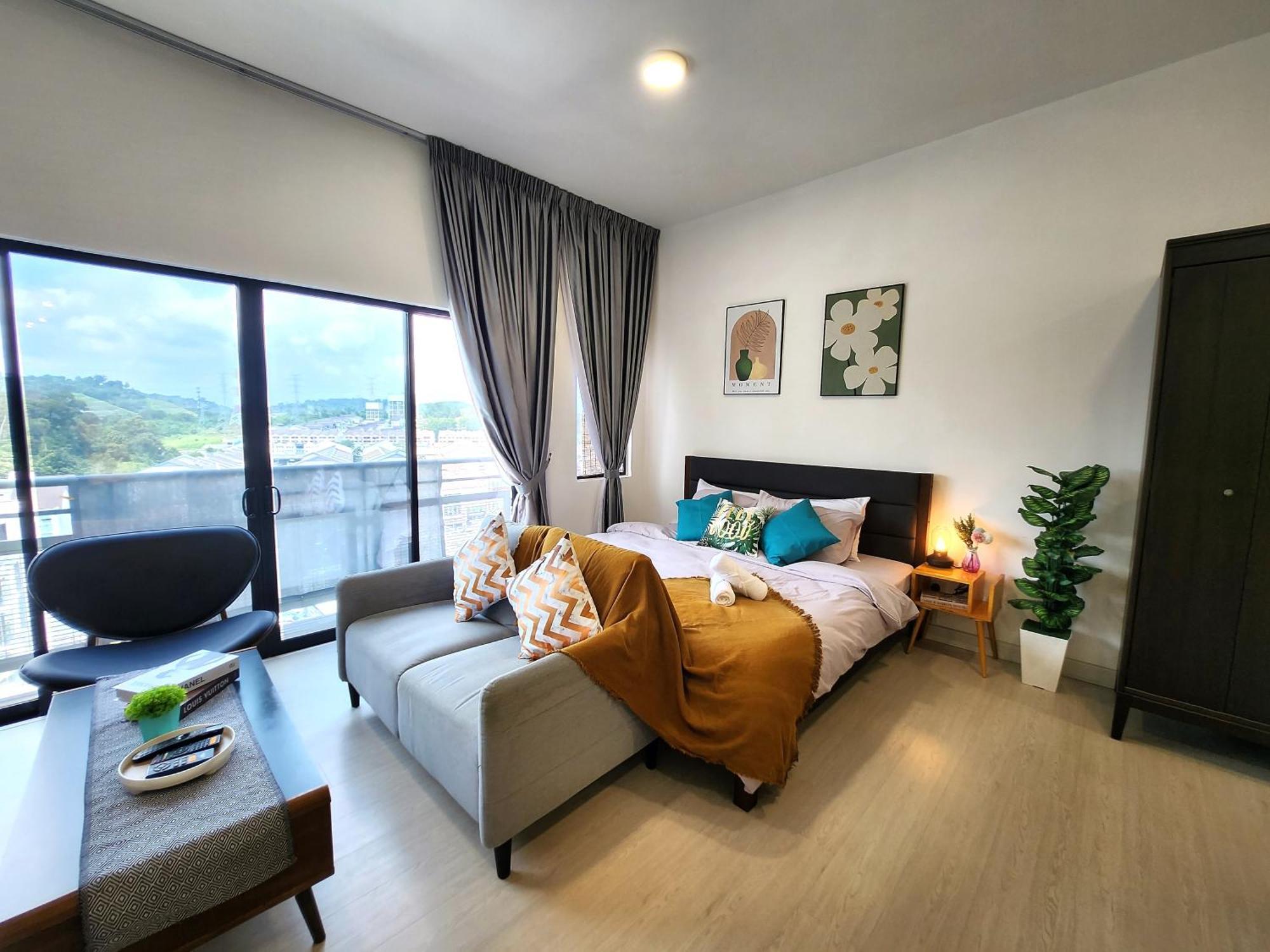 Taman Equine Comfy Studio#Greenery View#4 Pax#Aeon Mall Сери-Кембанган Экстерьер фото